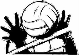 Volleyball clipart awesome and free volleyball court central 4