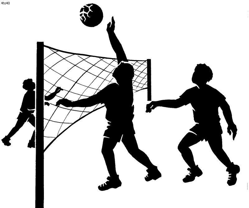 Volleyball spike clipart free clipart images