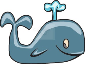 Whale clip art 3