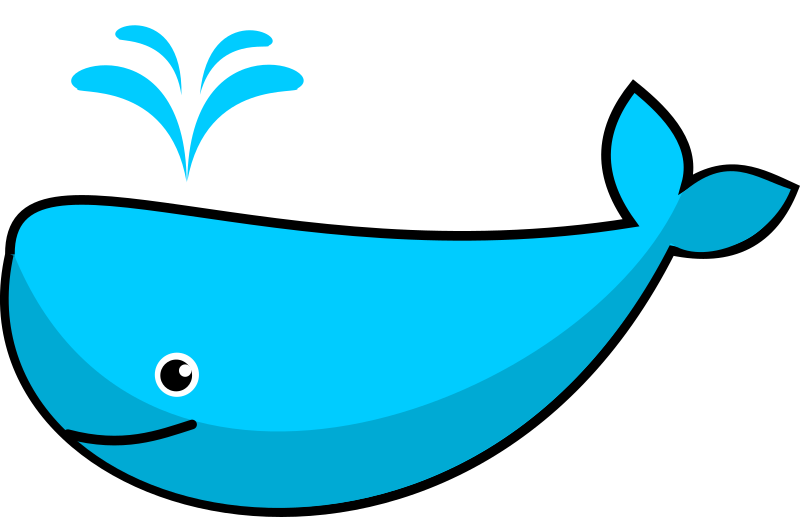Whale free to use clipart 2