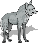 Wolf clipart 4 – Clipartix