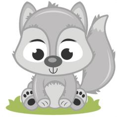 Wolf clipart on