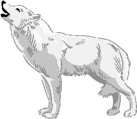 Wolf wolves clip art