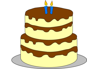 4 layer birthday cake clip art at clker vector clip art