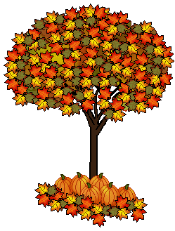 Autumn trees and leaves clipart danaspaa top