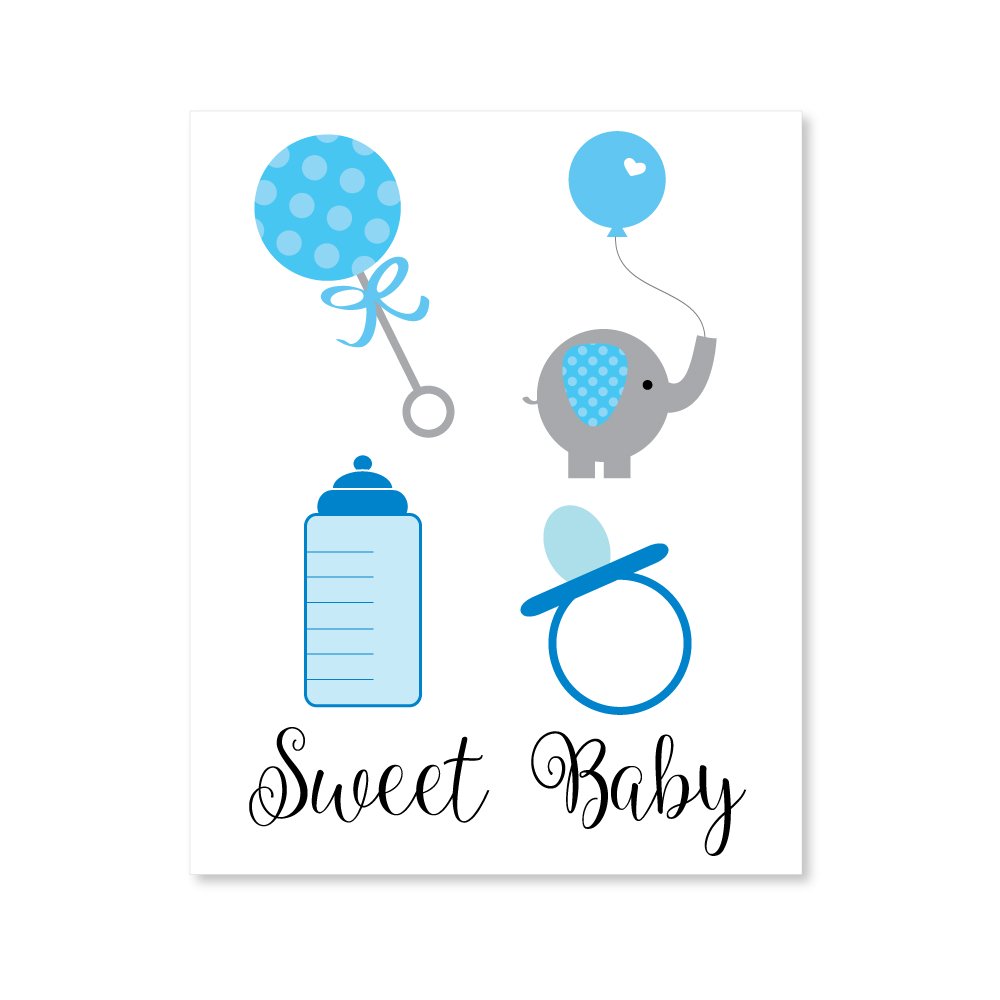 Baby boy cute baby shower clip art cutestbabyshowers clipartcow