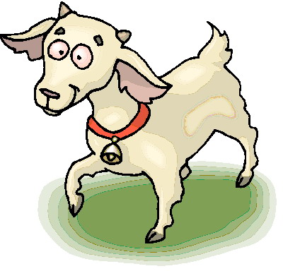Baby goat clipart