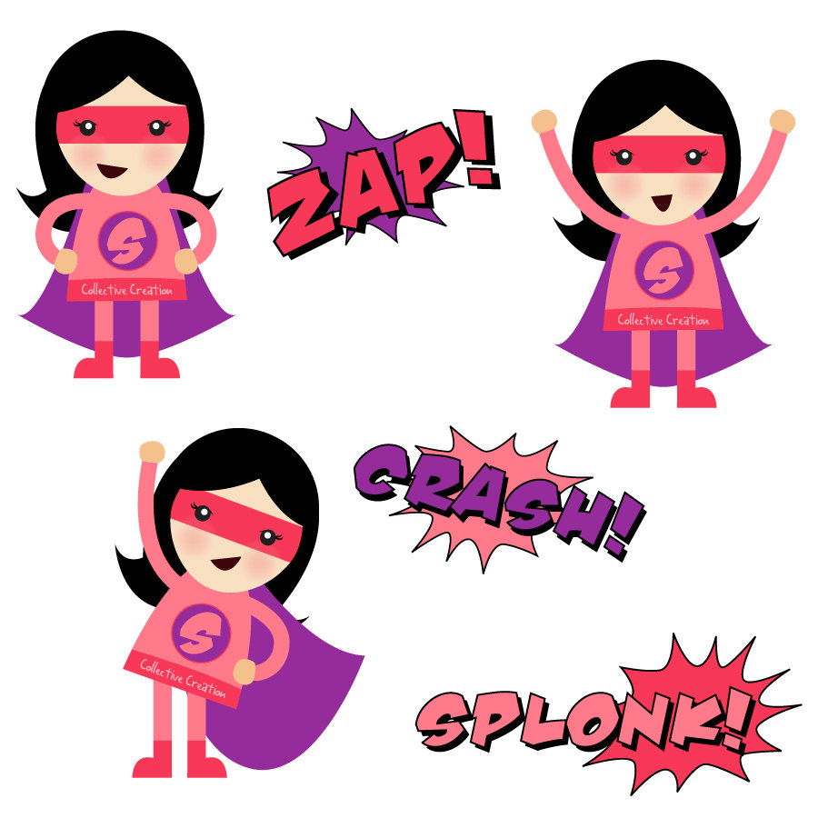 Baby superhero clipart free clipart images 2