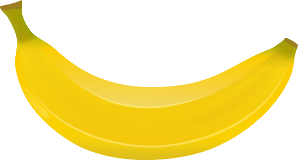 Banana clip art 4