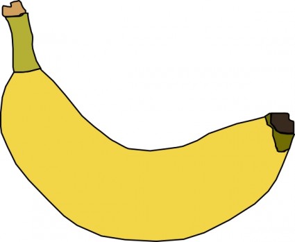 Banana clip art free vector in open office drawing svg svg 2