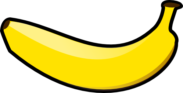 Banana clipart black and white free clipart images 2