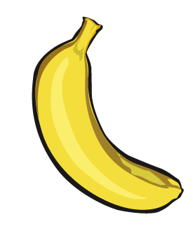 Banana clipart black and white free clipart images 4