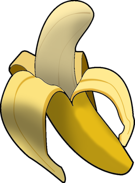 Banana free to use clipart 3