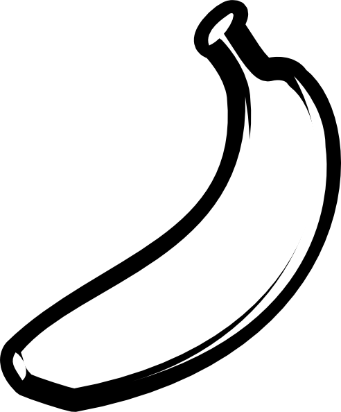 Bananawitch about a naked banana wearing minimal stylish peels clipart