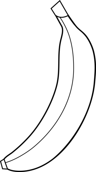 Black and white banana clipart free clipart images