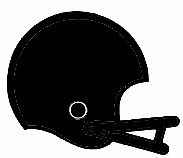 Black football helmet clip art at clker vector clip art