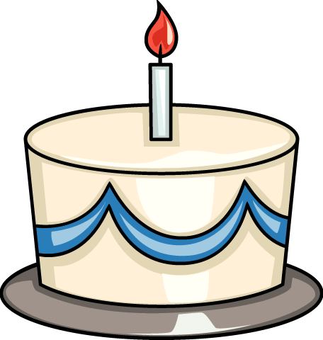 Birthday cake sticker cute blue  Free PSD Illustration  rawpixel