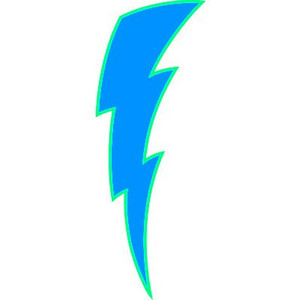 Blue lightning bolt clipart cliparts for you