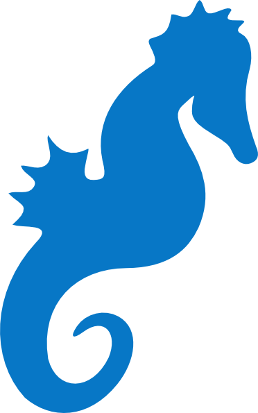 Blue seahorse clipart free clipart images image 2 3