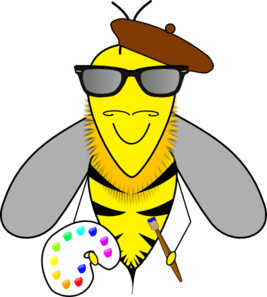 Bumble bee hipster bumblebee clip art at clker vector clip art