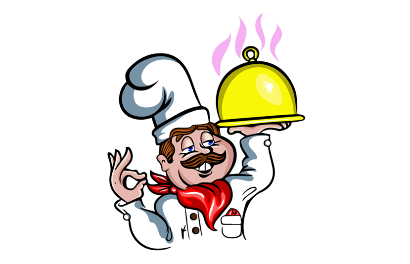 Cartoon chef clipart vectors download free vector art 2