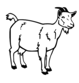 Cartoon goat clip art free vector in open office drawing svg 2 – Clipartix