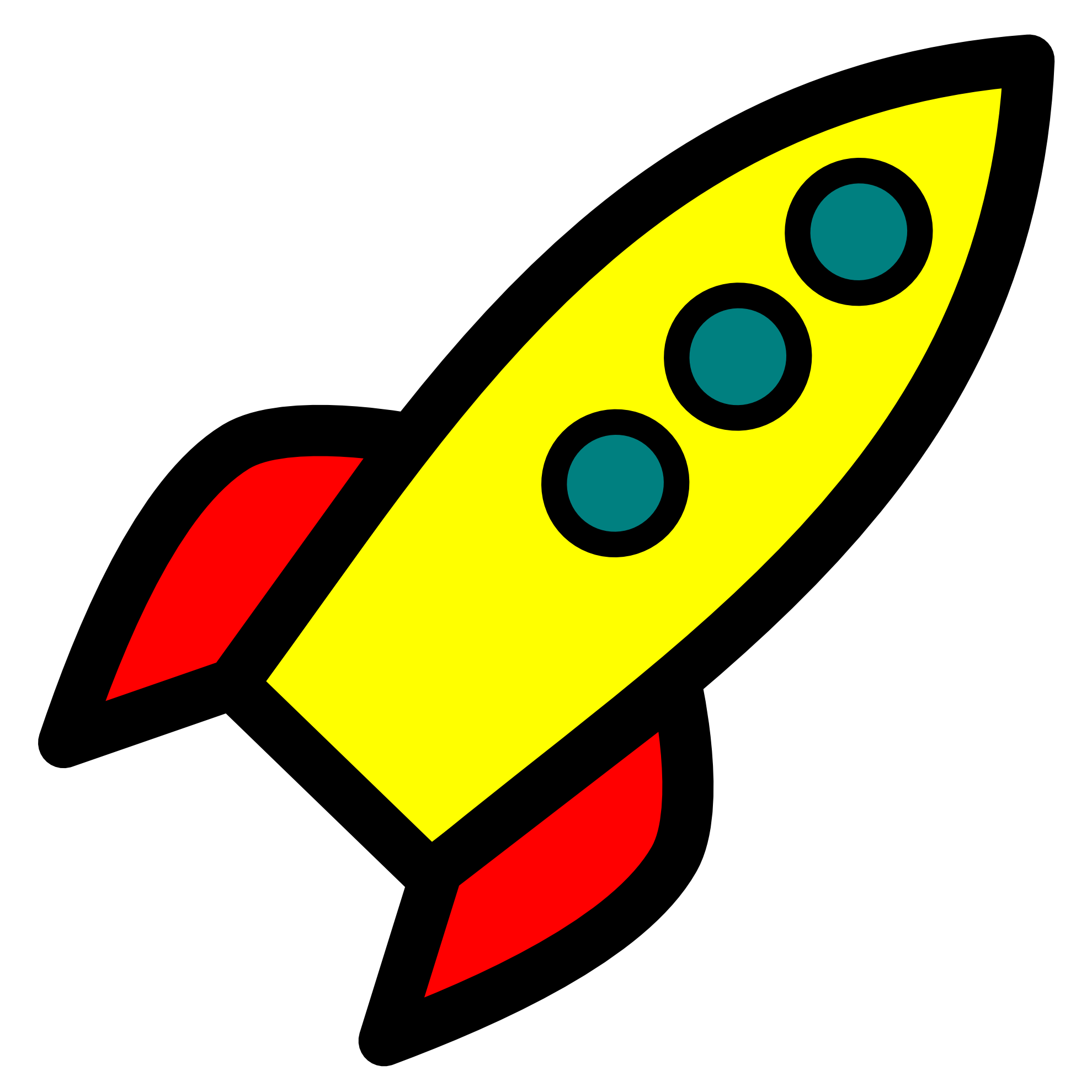 Cartoon images of rocket clipart clipartcow