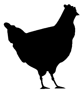Chicken clipart black and white free clipart images 2