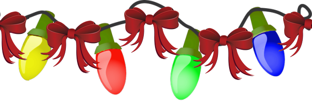 Christmas lights animated by clipart cliparts for you