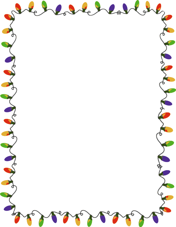 Christmas lights border clipart free clipart images 3