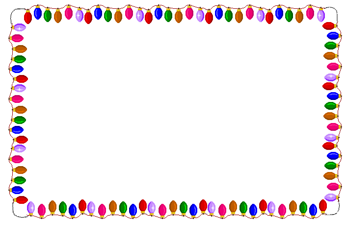 Christmas lights curl clip art image 2