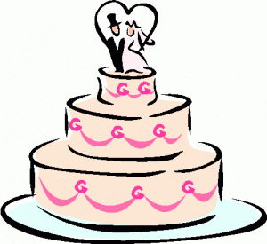 Clip art wedding cake clipart