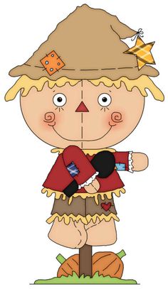 Clipart fall on fall clip art scarecrows and fall