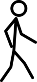 Clipart stick figure walking – Clipartix