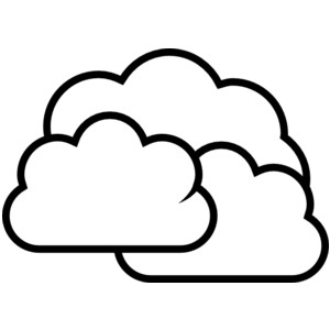 Cloudy weather clipart free clipart images 2 clipartcow