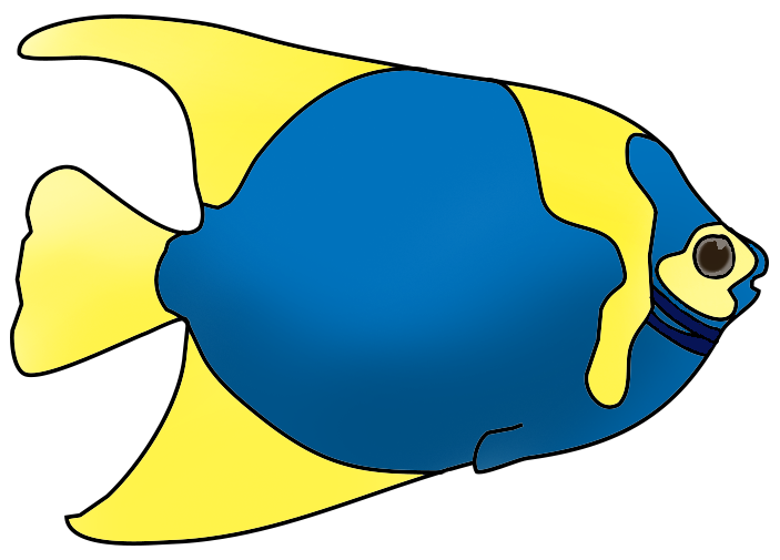 Colorful fish clip art - Clipartix