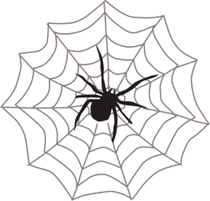 Corner spider web clipart free clipart images 3