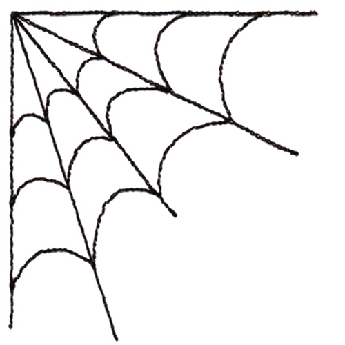 Corner spider web clipart free clipart images 4