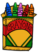 Peach crayon clipart - Clipartix