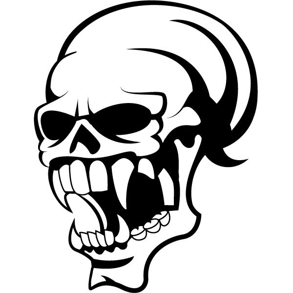 Download skull vector clip art free