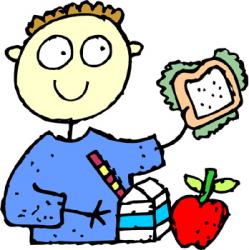 Eating lunch clipart free clipart images