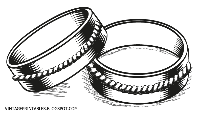 Elegant wedding ring clipart