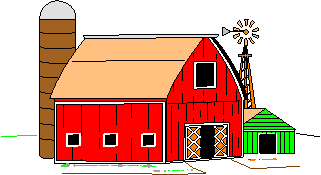 Farm barn clip art clipart clipartcow 2