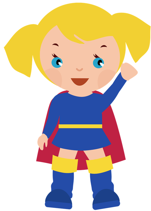 Female Superhero Clipart Clipart Clipartcow Clipartix