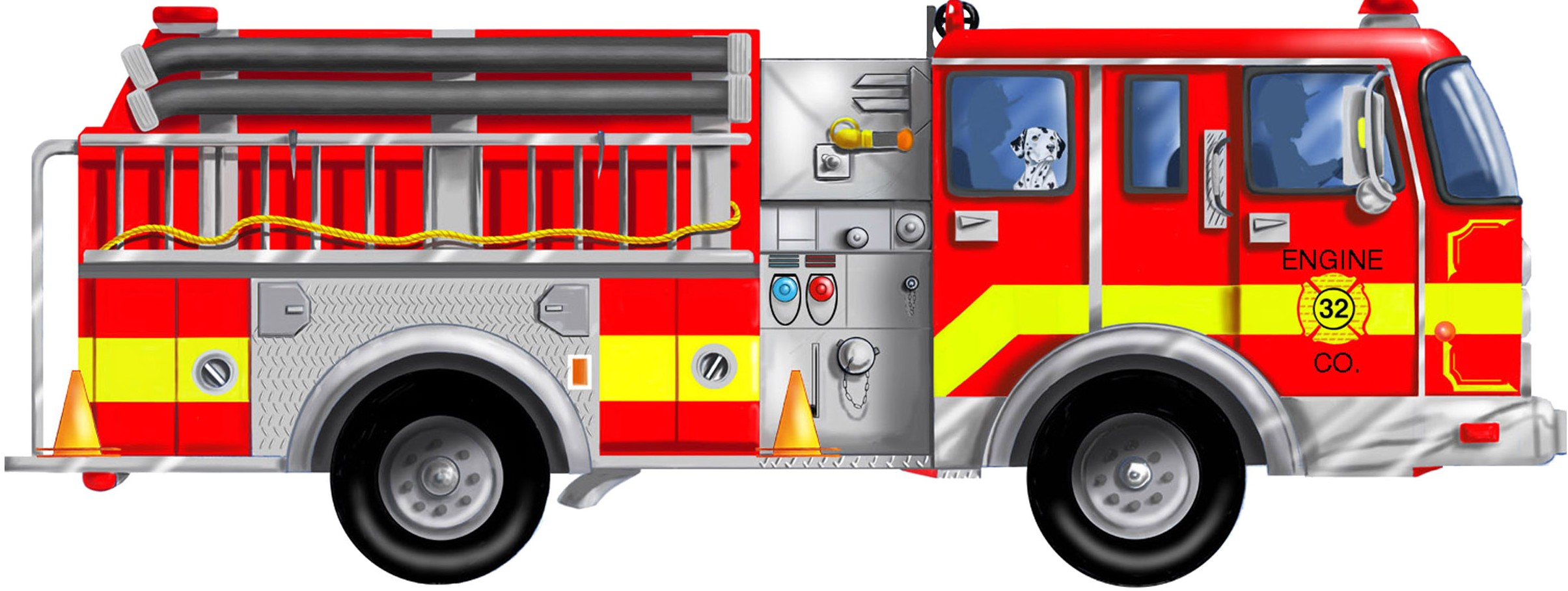 Fire Truck Fire Engine Clipart Image Cartoon Firetruck Creating Printables Clipartix