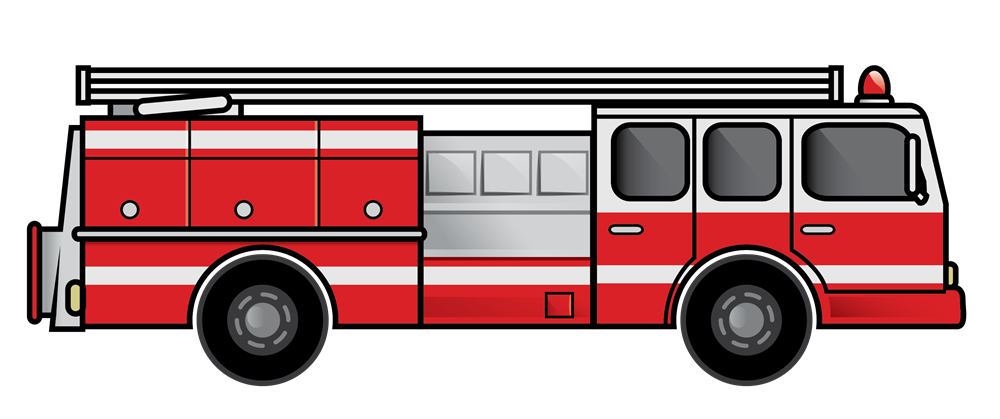 Fire truck free to use clip art 3