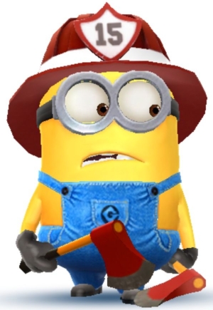 Firefighter minion what clipart clipartcow