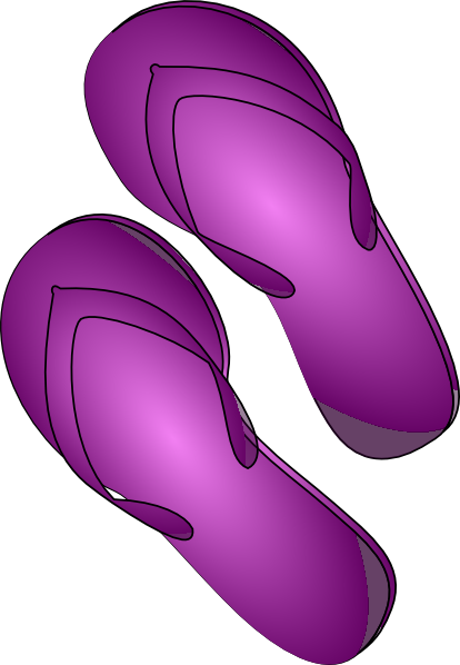 Flip flop clip art at clker vector clip art 2