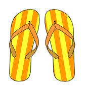 Happy feet flip flops summer ising aline cards digi clipart - Clipartix