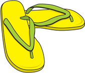 Flip flops clip art clothes clipart flip flops clipartcow - Clipartix